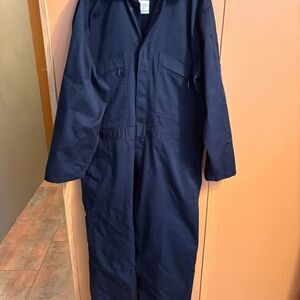 Key workware outerwear coveralls navy blue overalls medium shirt MS Halloween